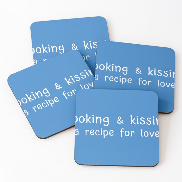 Item preview, Cooking and kissing a recipe for love designed and sold by Love of Lup.