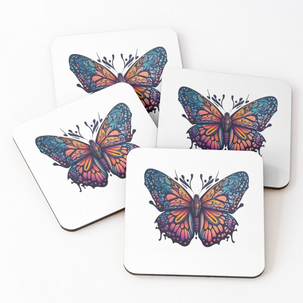 Item preview, Colorful butterfly designed and sold by Mooostickers.