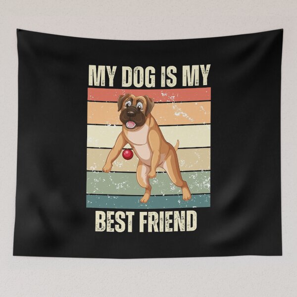 Item preview, My Boxer Is My Best Friend designed and sold by RockBeeDesigns.