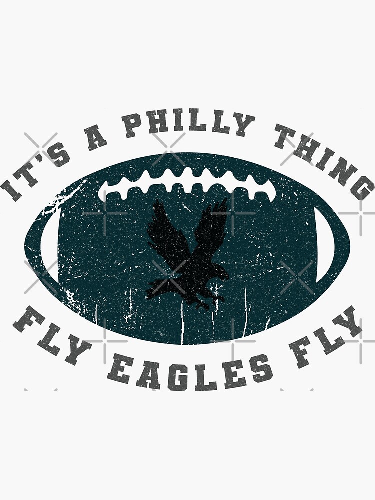 Philadelphia Eagles Retro Round - Sticker