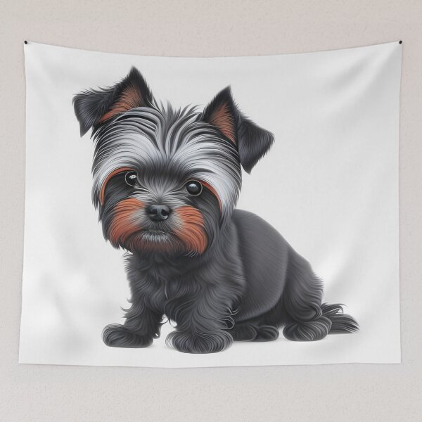 Item preview, Affenpinscher Puppy, charcoal drawing, Ai Generated Art  designed and sold by ACC .