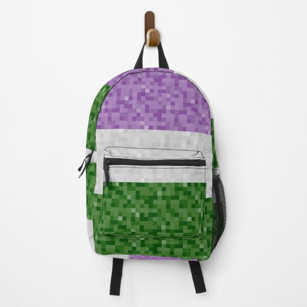 Item preview, Genderqueer Pride Pixel Flag Repeating Background designed and sold by LiveLoudGraphic.