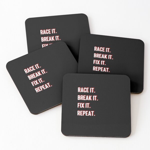 Item preview, Race It. Break It. Fix It. Repeat. | Car Lovers Quote designed and sold by Mareon.