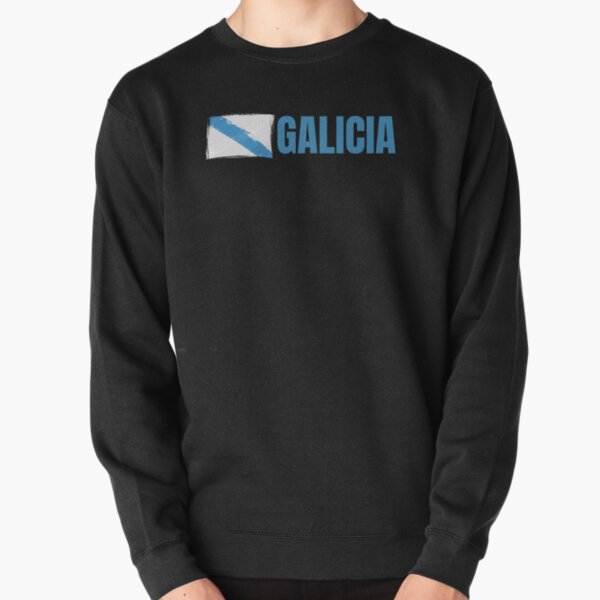 galicia bandera vintage Sudadera sin capucha