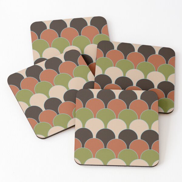 Item preview, Retro Scallops designed and sold by TanglePatch.