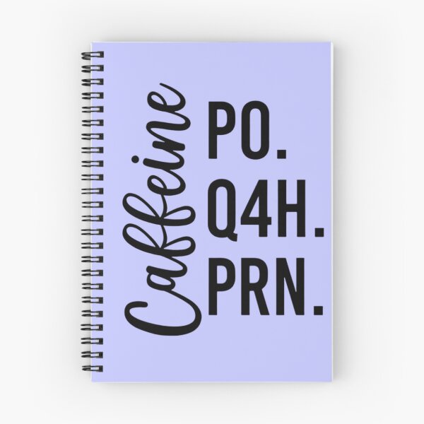 Artikelvorschau, Koffein PO Q4H PRN Doctor Nurse Gift entworfen und verkauft von FirnandArt.