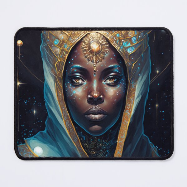 Item preview, Afrofuturistic Queen of Light Nr. 1 designed and sold by thesupremewiz.
