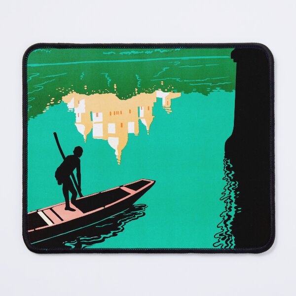 Item preview, SEE INDIA The Chhattar Manzil Lucknow Palace 1920s Old Travel Poster designed and sold by retroposters.