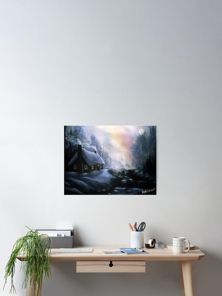 Thumbnail 2 of 3, Poster, An Alaskan Night designed and sold by VernaCoy.