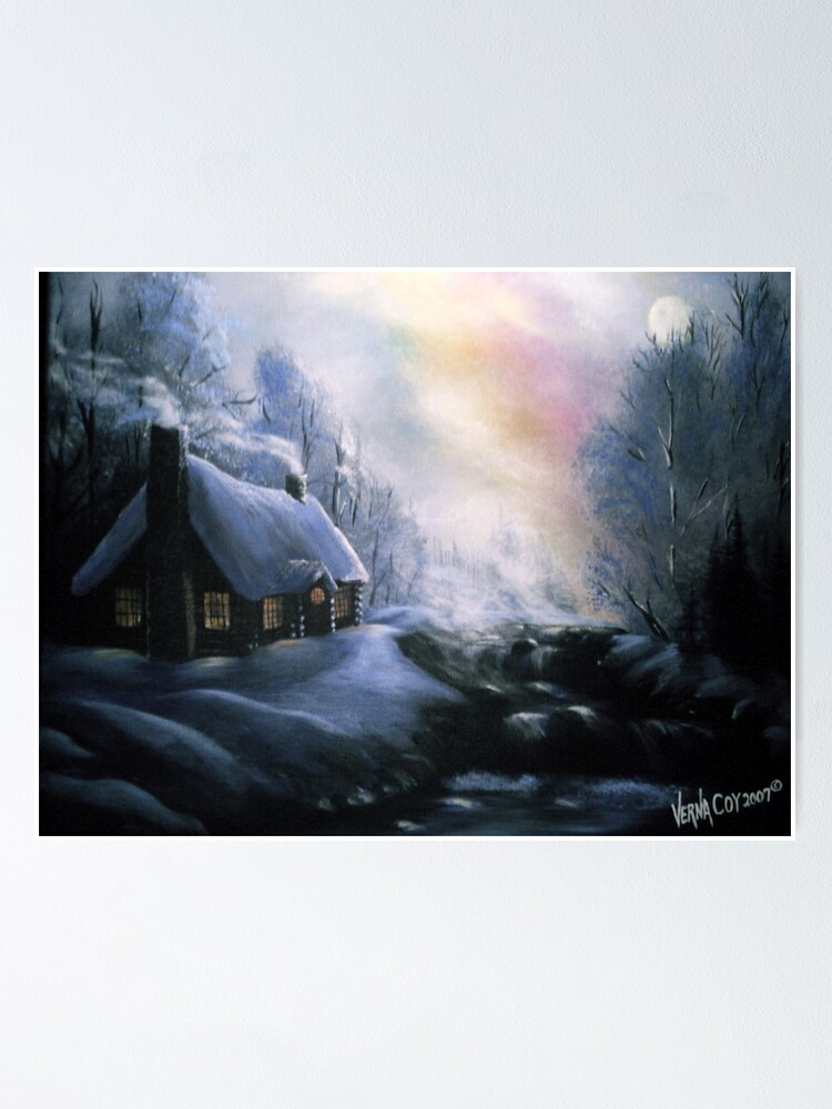 Thumbnail 1 of 3, Poster, An Alaskan Night designed and sold by VernaCoy.