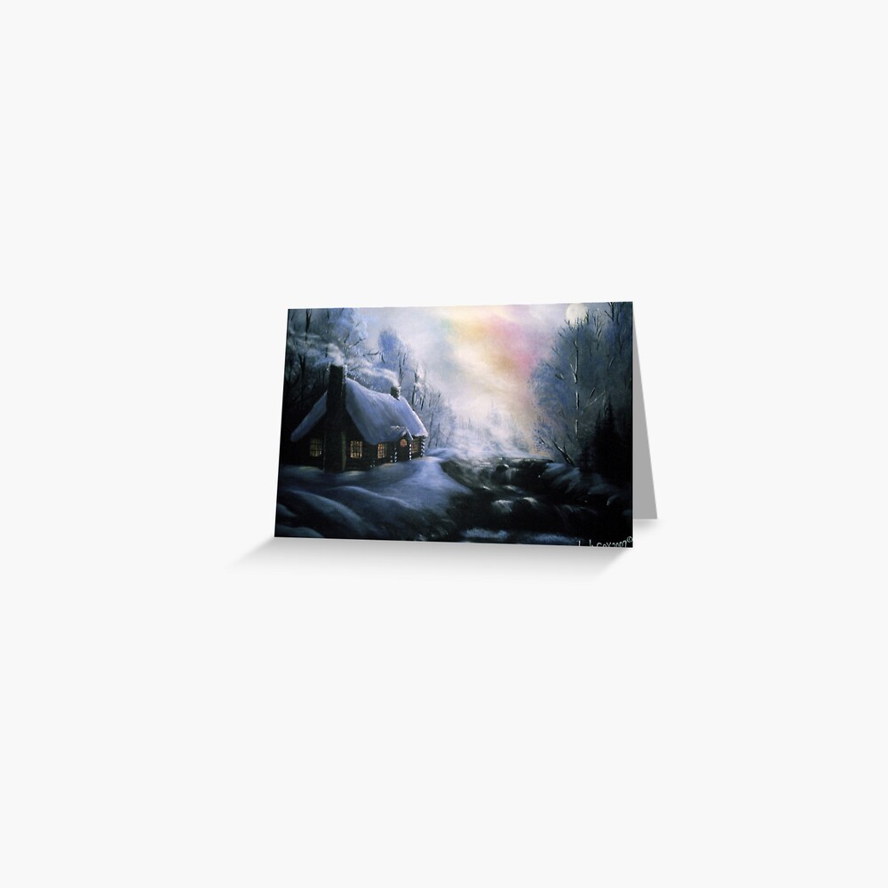 An Alaskan Night Greeting Card