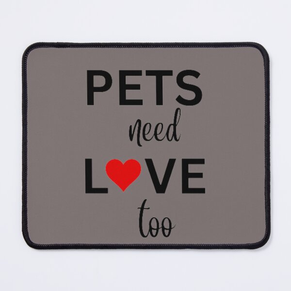 Item preview, Pets need love too essential tshirt designed and sold by neliswaj.