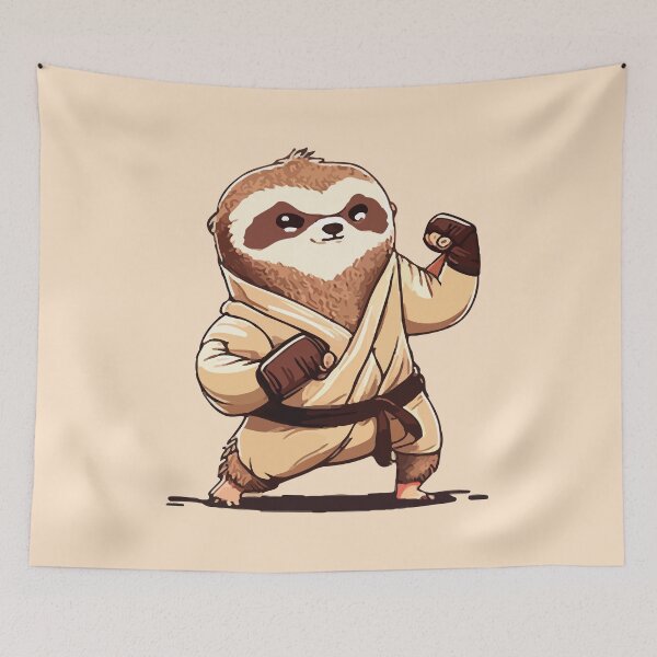 Item preview, Sloth Lover's Gift Sloth Knows Karate designed and sold by bolimj.