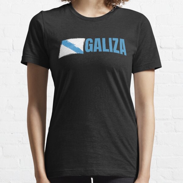 Bandera de galiza vintage Camiseta esencial