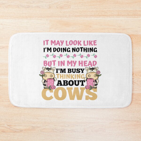 Item preview, Just busy thinking about cows designed and sold by FarmsteadAcers.