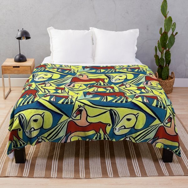 Item preview, Brown Horses Lime Pattern designed and sold by FloralZoo.