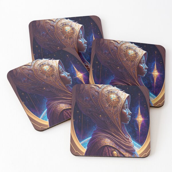 Item preview, Afrofuturistic Queen of Light Nr. 2 designed and sold by thesupremewiz.