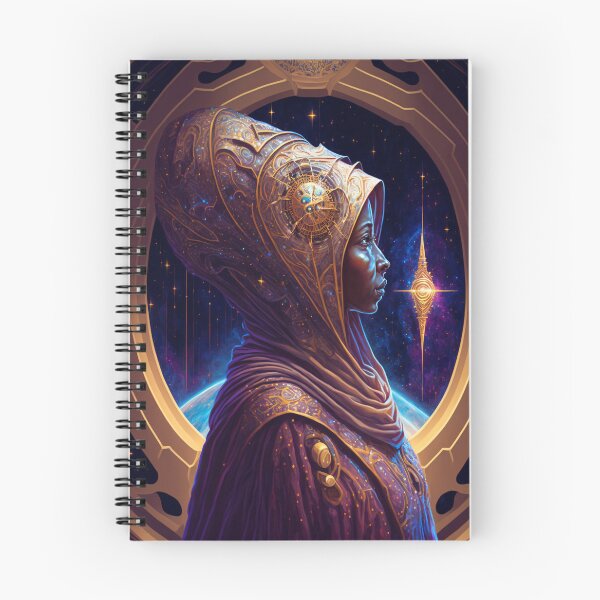 Item preview, Afrofuturistic Queen of Light Nr. 2 designed and sold by thesupremewiz.