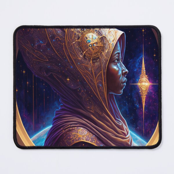 Item preview, Afrofuturistic Queen of Light Nr. 2 designed and sold by thesupremewiz.