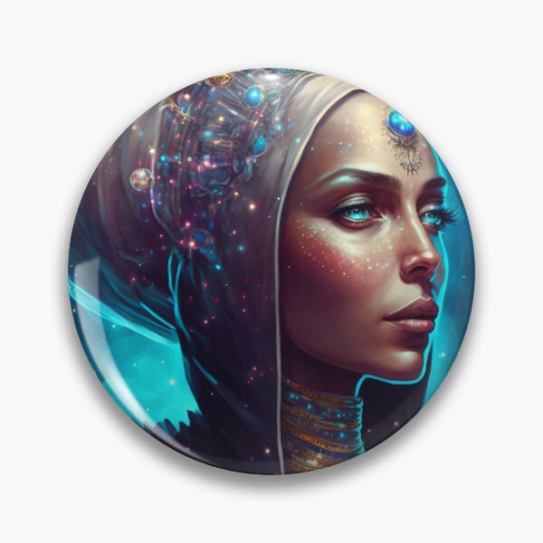Item preview, Afrofuturistic Queen of Light Nr. 3 designed and sold by thesupremewiz.