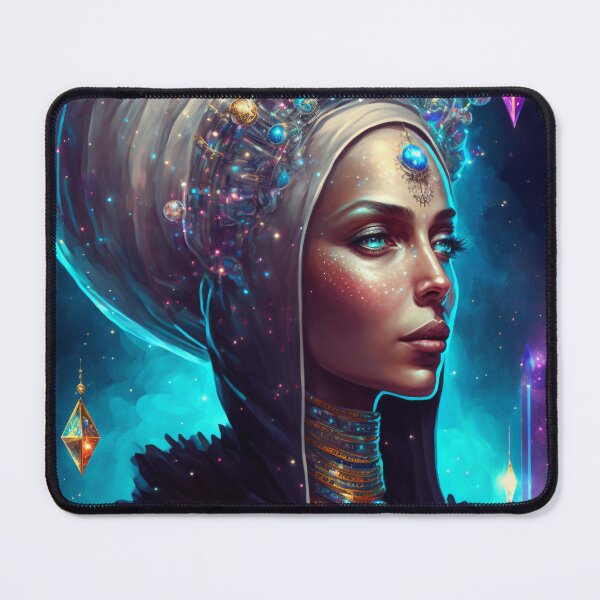 Item preview, Afrofuturistic Queen of Light Nr. 3 designed and sold by thesupremewiz.