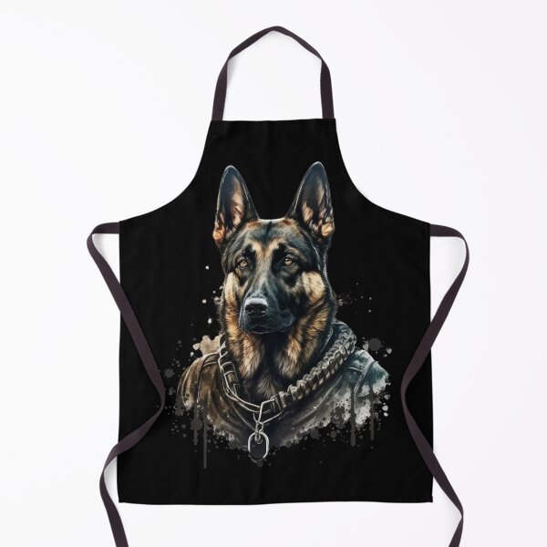 Item preview, German Shepperd K9 With Chain And Jacket Super Realistic designed and sold by adembulut.