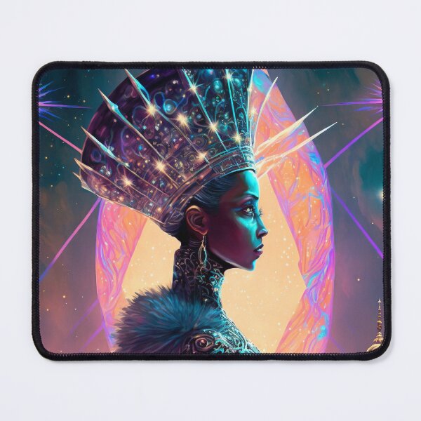 Item preview, Afrofuturistic Queen of Light Nr. 5 designed and sold by thesupremewiz.
