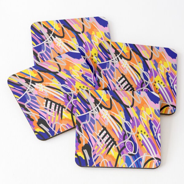 Item preview, Funky Mark Making Abstract Art designed and sold by DanielleGensler.