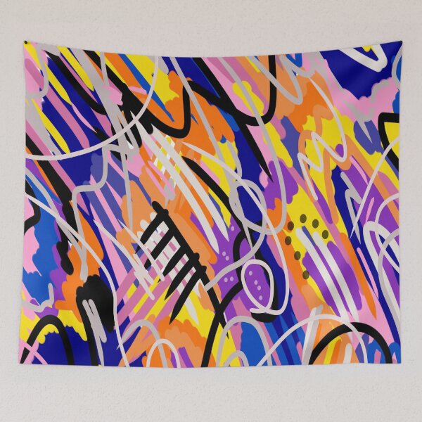 Item preview, Funky Mark Making Abstract Art designed and sold by DanielleGensler.