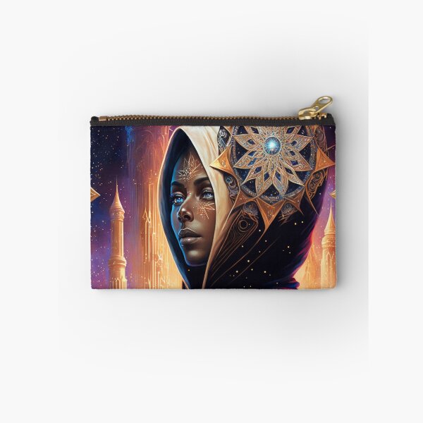 Item preview, Afrofuturistic Queen of Light Nr. 6 designed and sold by thesupremewiz.