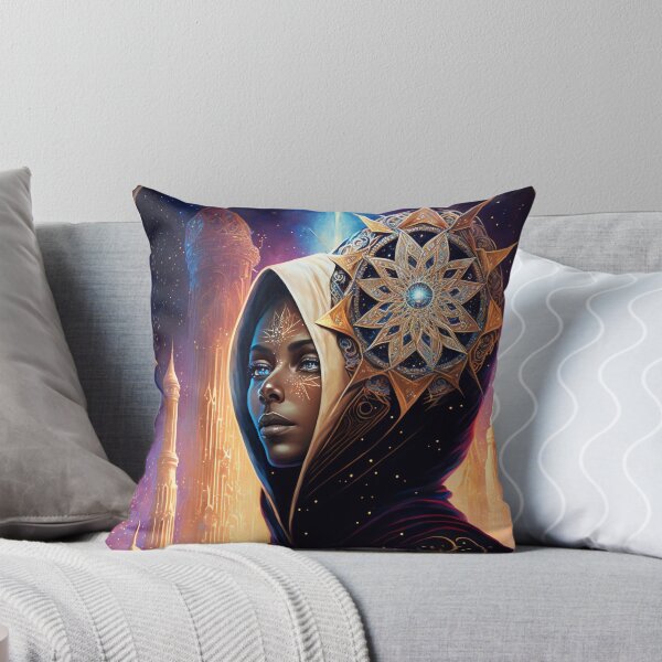 Item preview, Afrofuturistic Queen of Light Nr. 6 designed and sold by thesupremewiz.