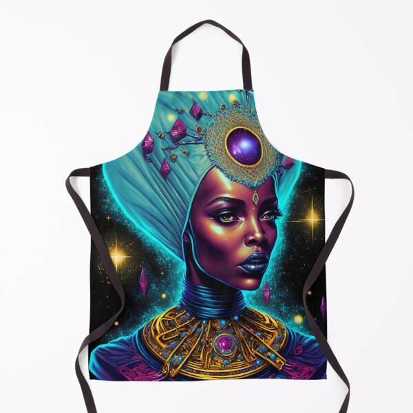 Item preview, Afrofuturistic Queen of Light Nr. 7 designed and sold by thesupremewiz.