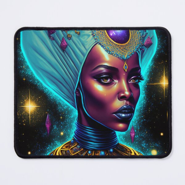 Item preview, Afrofuturistic Queen of Light Nr. 7 designed and sold by thesupremewiz.
