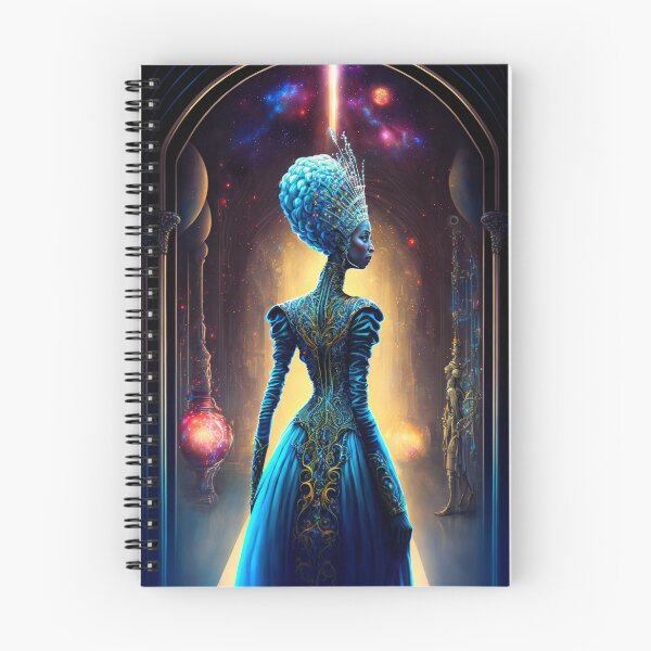Item preview, Afrofuturistic Queen of Light Nr. 8 designed and sold by thesupremewiz.
