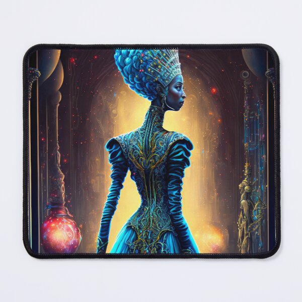 Item preview, Afrofuturistic Queen of Light Nr. 8 designed and sold by thesupremewiz.