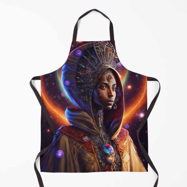 Item preview, Afrofuturistic Queen of Light Nr. 9 designed and sold by thesupremewiz.