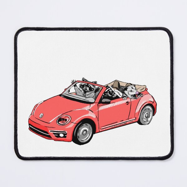Item preview, Street Cat Carpool Red designed and sold by Easykiel-art.