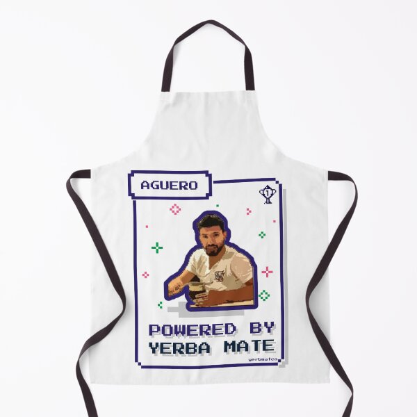 Item preview, Sergio Aguero Yerba Mate Pixel Art Product designed and sold by yerbmatea.