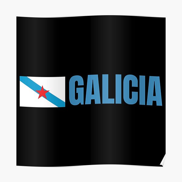 estreleira galicia bandera Póster