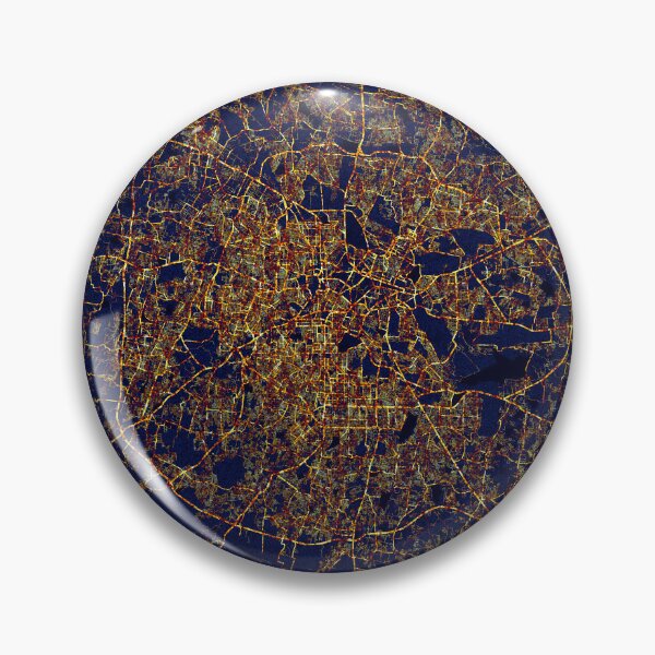 Item preview, Bengaluru, India China Map -  City At Night designed and sold by deMAP.