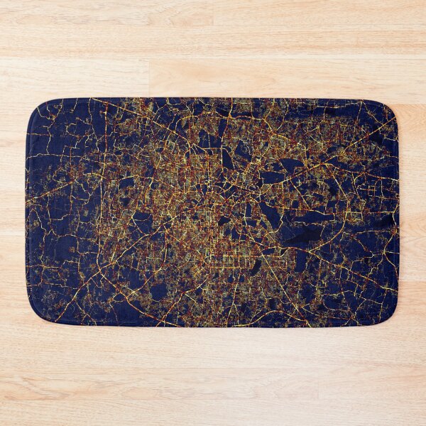 Item preview, Bengaluru, India China Map -  City At Night designed and sold by deMAP.