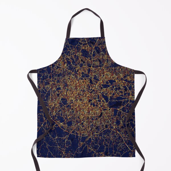 Item preview, Bengaluru, India China Map - City At Night designed and sold by deMAP.