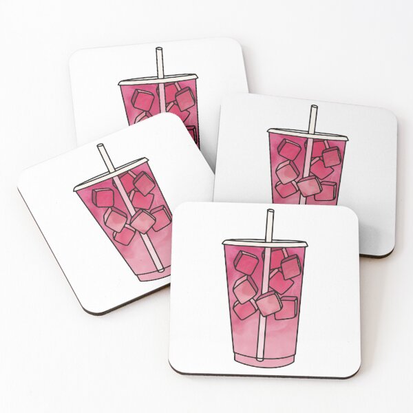 Aperçu de l'œuvre Tasse à boisson rose glacée créée et vendue par murialbezanson.