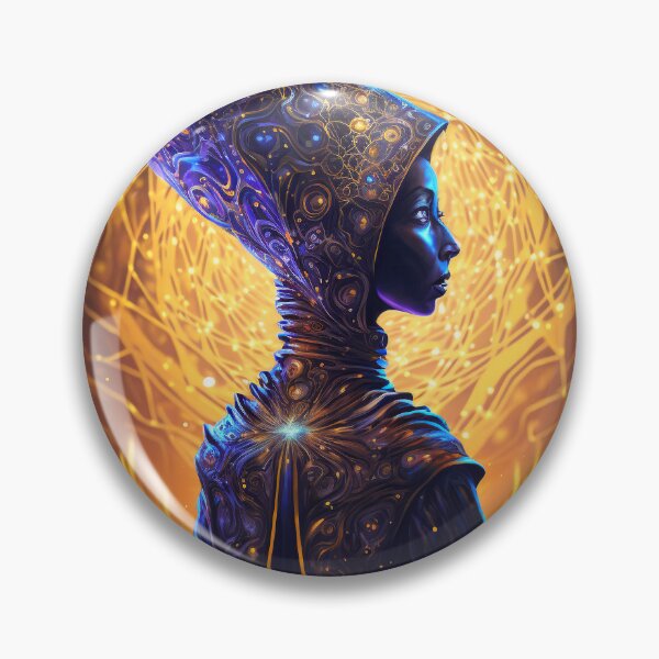 Item preview, Afrofuturistic Queen of Light Nr. 11 designed and sold by thesupremewiz.
