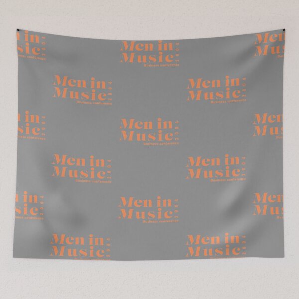 Item preview, men in music business conference designed and sold by Wallyhaney.