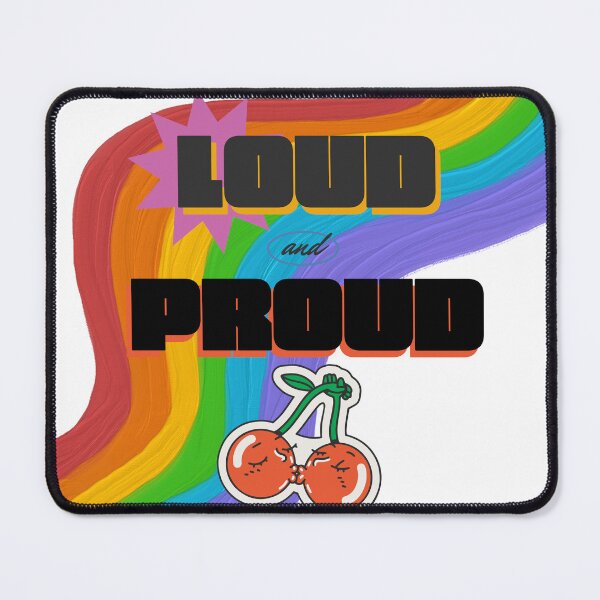Item preview, Loud and Proud Gay Rainbow Groovy designed and sold by Allison Sharaf.