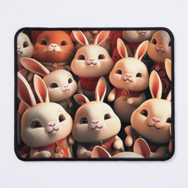Item preview, Happy rabbits to celebrate Chinese New Year designed and sold by BeerBot.