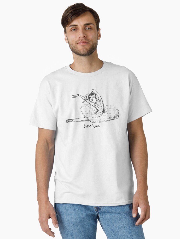 Thumbnail 2 of 7, Classic T-Shirt, Swan Lake Ballet designed and sold by BereniceLaPlaca.