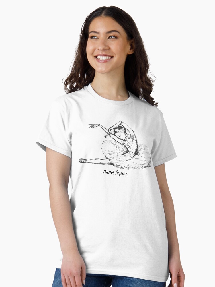Thumbnail 1 of 7, Classic T-Shirt, Swan Lake Ballet designed and sold by BereniceLaPlaca.