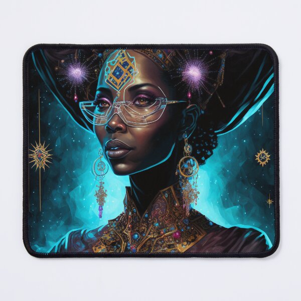 Item preview, Afrofuturistic Queen of Light Nr. 13 designed and sold by thesupremewiz.